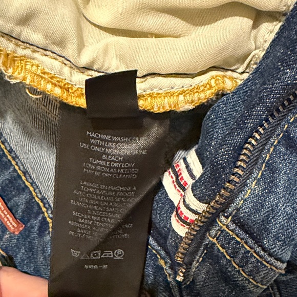 Pilcro Anthropologie Blue Distressed Ankle Jeans - Picture 4 of 4